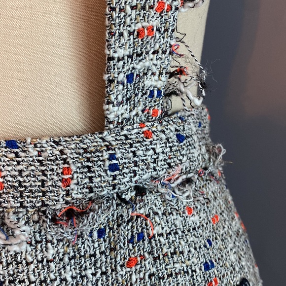 Zara tweed skirt with suspenders size S - Picture 7 of 9